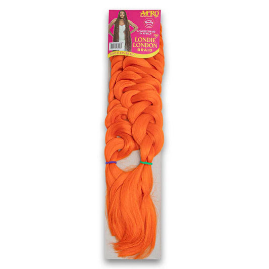 AFROTEX LONDIE LONDON BRAID 100" #ORANGE